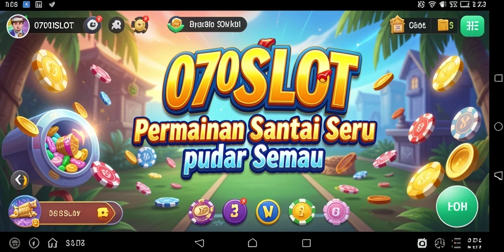Screenshot gameplay <strong>070SLOT</strong> yang seru dan penuh warna.