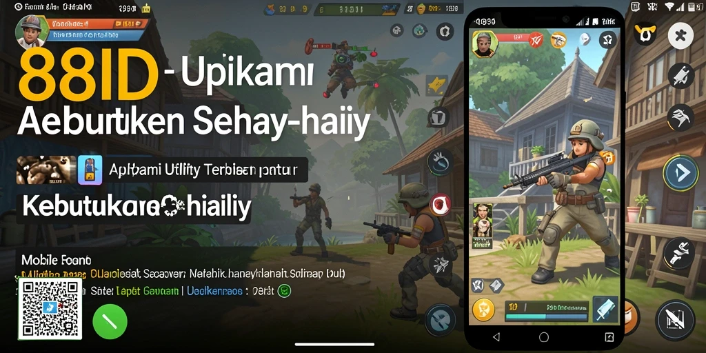 Tampilan utama aplikasi 88ID yang menampilkan antarmuka pengguna.