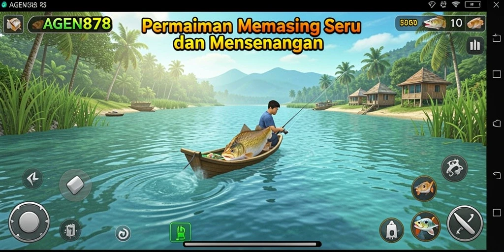 Tampilan gameplay AGEN878 dengan pengalaman memancing yang seru.