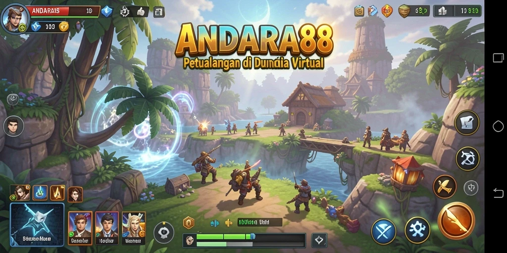 Tampilan gameplay ANDARA88 yang menarik dan penuh strategi.