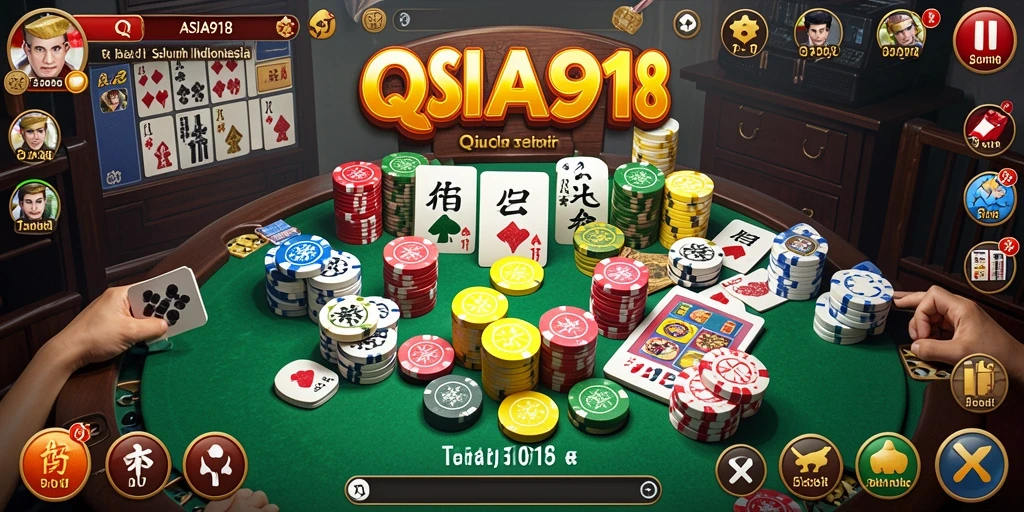 Tampilan gameplay QiuQiu yang menarik dan memukau.