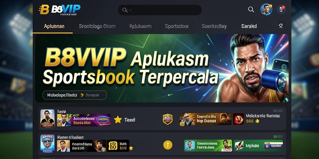 Tampilan gameplay Sportsbook B8VIP yang menarik dan interaktif.