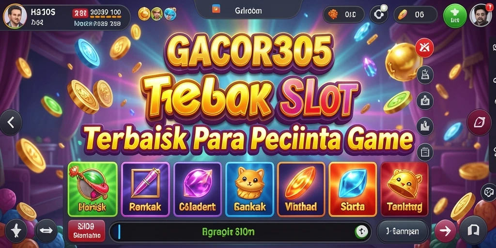 Tampilan gameplay GACOR305 yang mengasyikkan dan penuh warna.