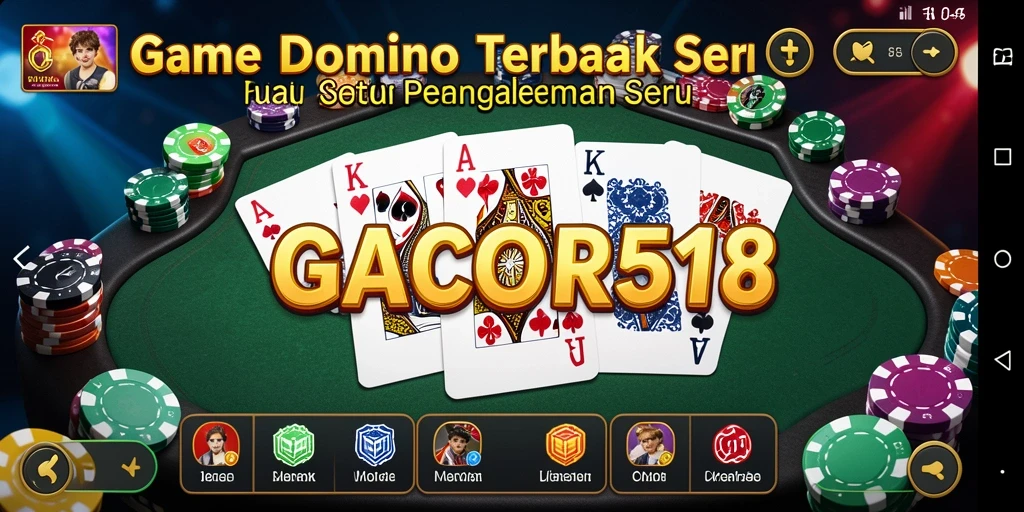 Tampilan gameplay menarik dari GACOR518 dengan antarmuka yang intuitif.