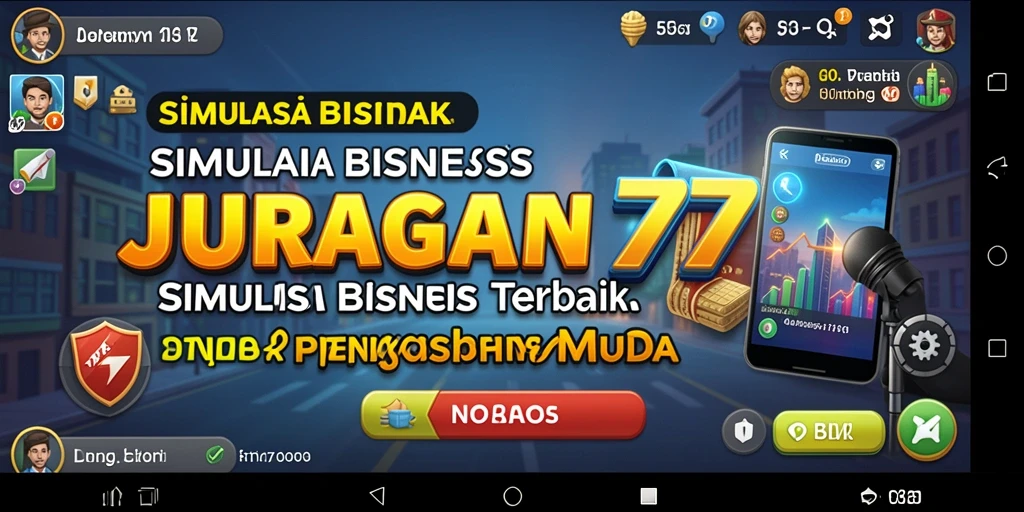 Tampilan menarik dari gameplay JURAGAN77 yang menggambarkan bisnis simulasi.