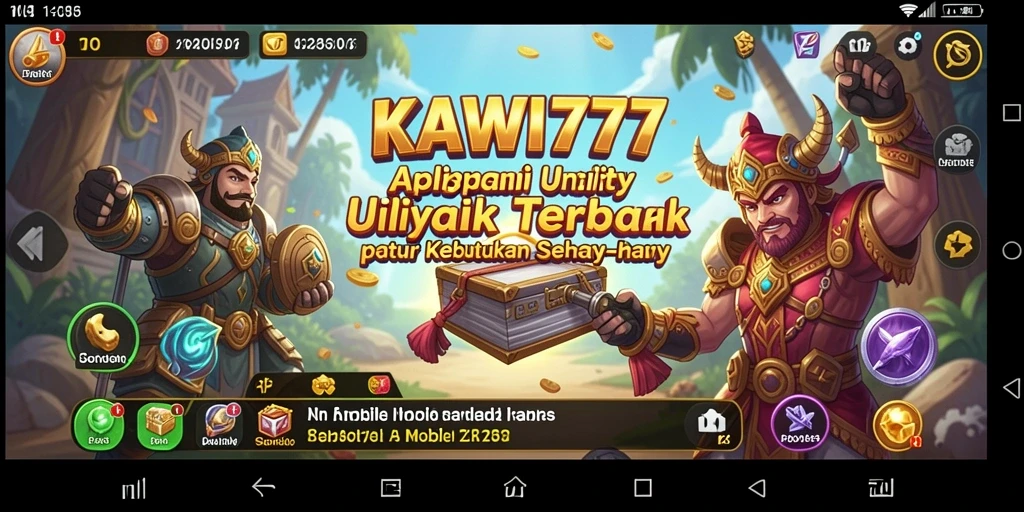 Tampilan antarmuka KAWI777 yang ramah pengguna dan fungsional.