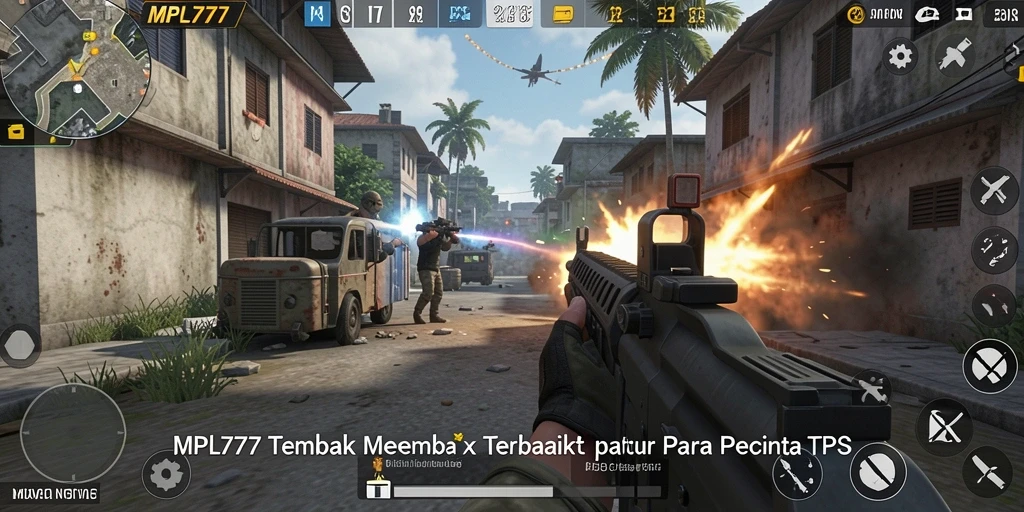 Tampilan gameplay <strong>MPL777</strong> yang mendebarkan dengan aksi tembak menembak.