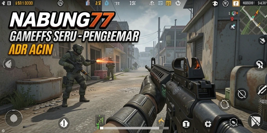 Tampilan menakjubkan dari gameplay intens NABUNG77.