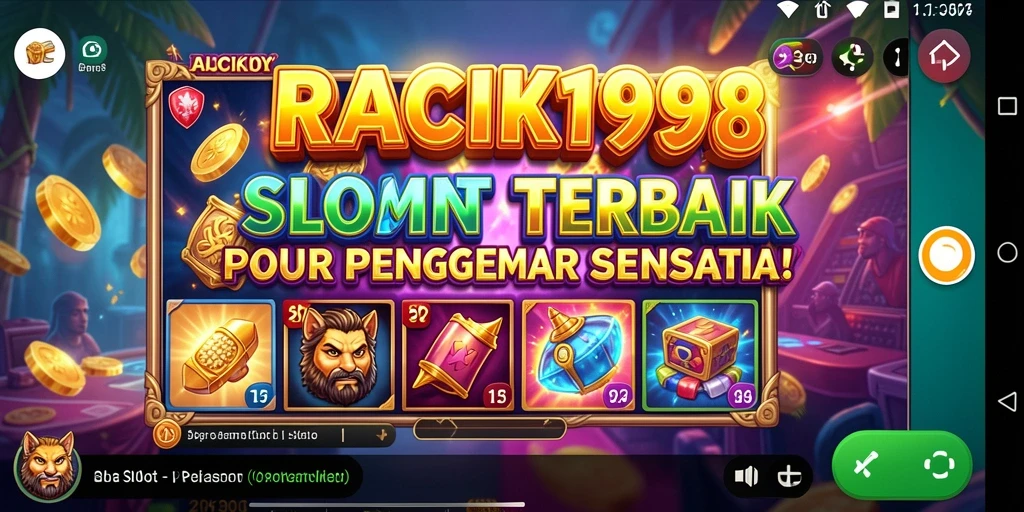 Gameplay seru dan menarik dari RACIK198 dengan beragam tema slot.