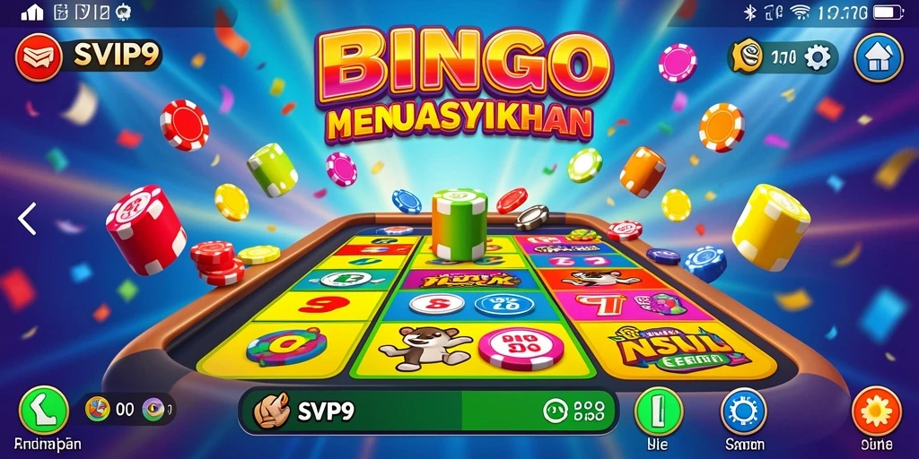 Tampilan gameplay Bingo yang seru dalam SVIP9.